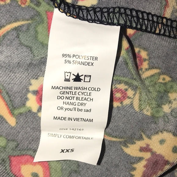 BNWT LuLaRoe XXS Irma tunic - Picture 4 of 4
